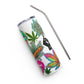 Cannabis Sticker Collage Tumbler