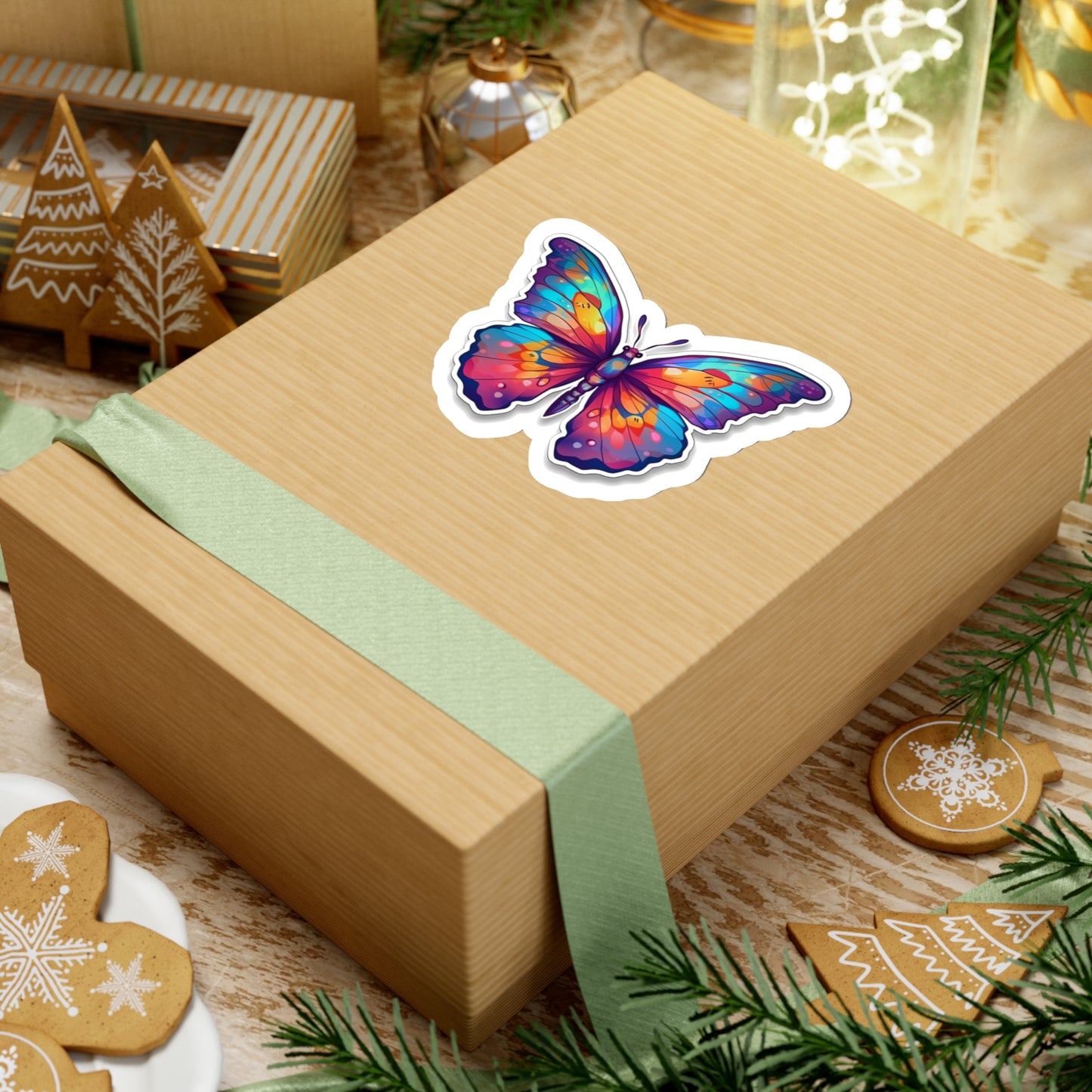 Colorful Butterfly Sticker