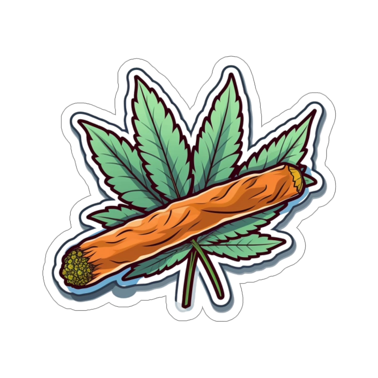 Cannabis Blunt Sticker