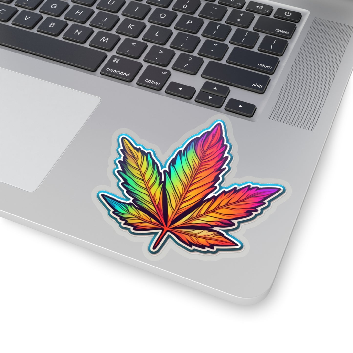 Colorful Cannabis Leaf Sticker