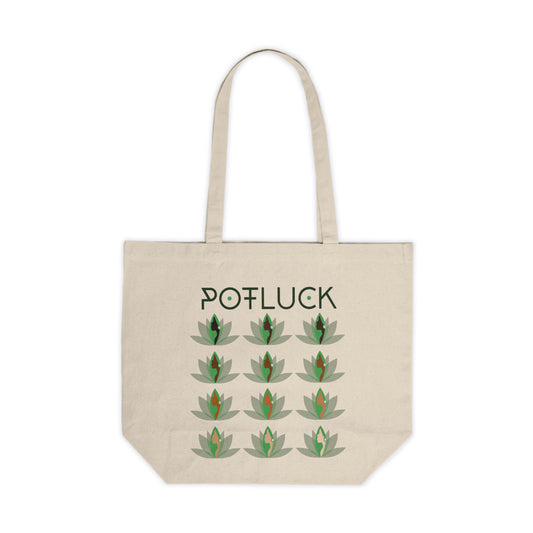 Copy of Potluck Canvas Shopping Tote