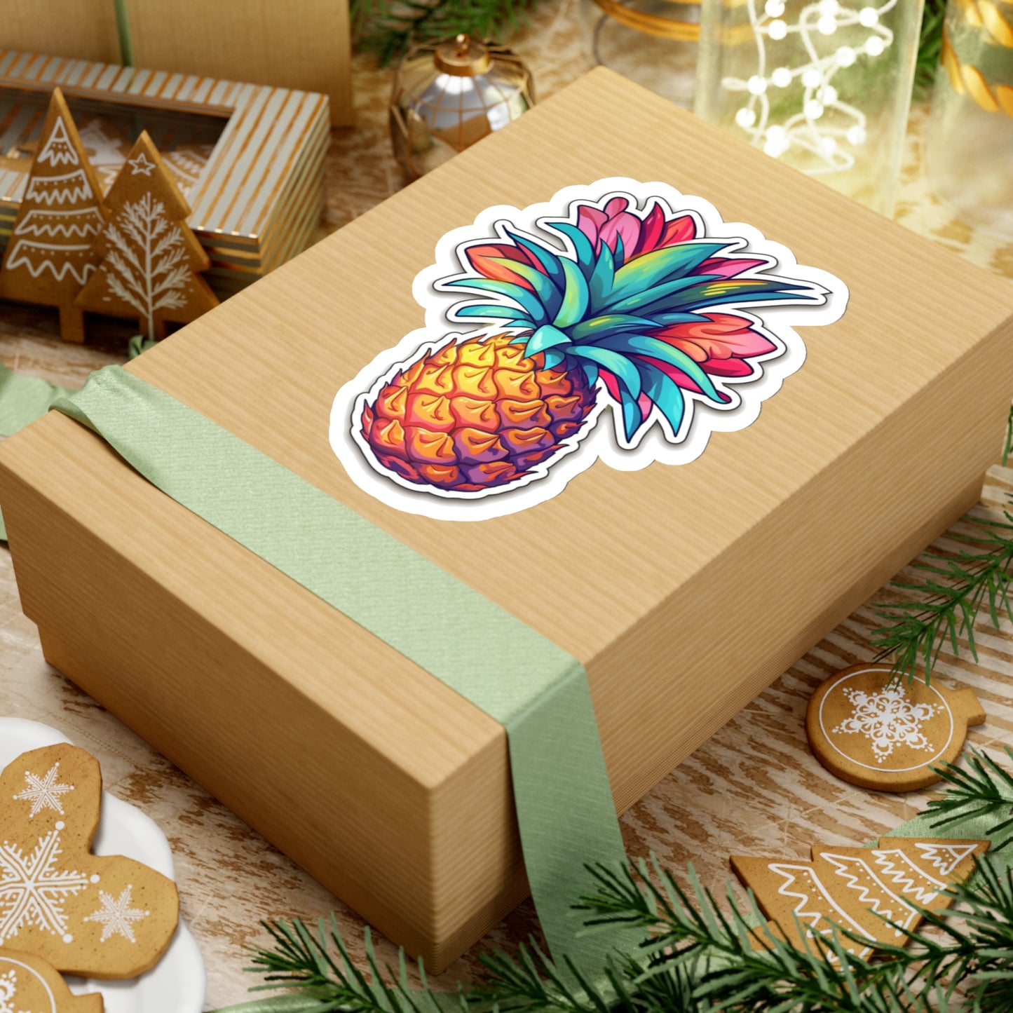Colorful Power Fist Sticker