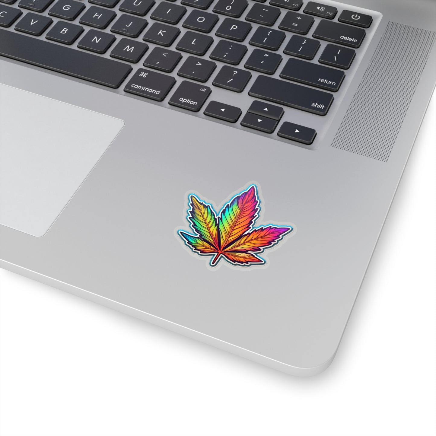 Colorful Cannabis Leaf Sticker