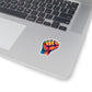 Colorful Power Fist Sticker - Pop Art Style
