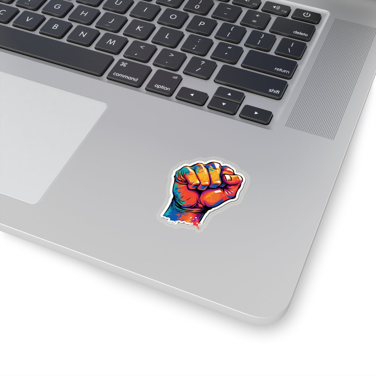 Colorful Power Fist Sticker - Pop Art Style