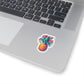 Colorful Power Fist Sticker