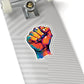 Colorful Power Fist Sticker - Pop Art Style