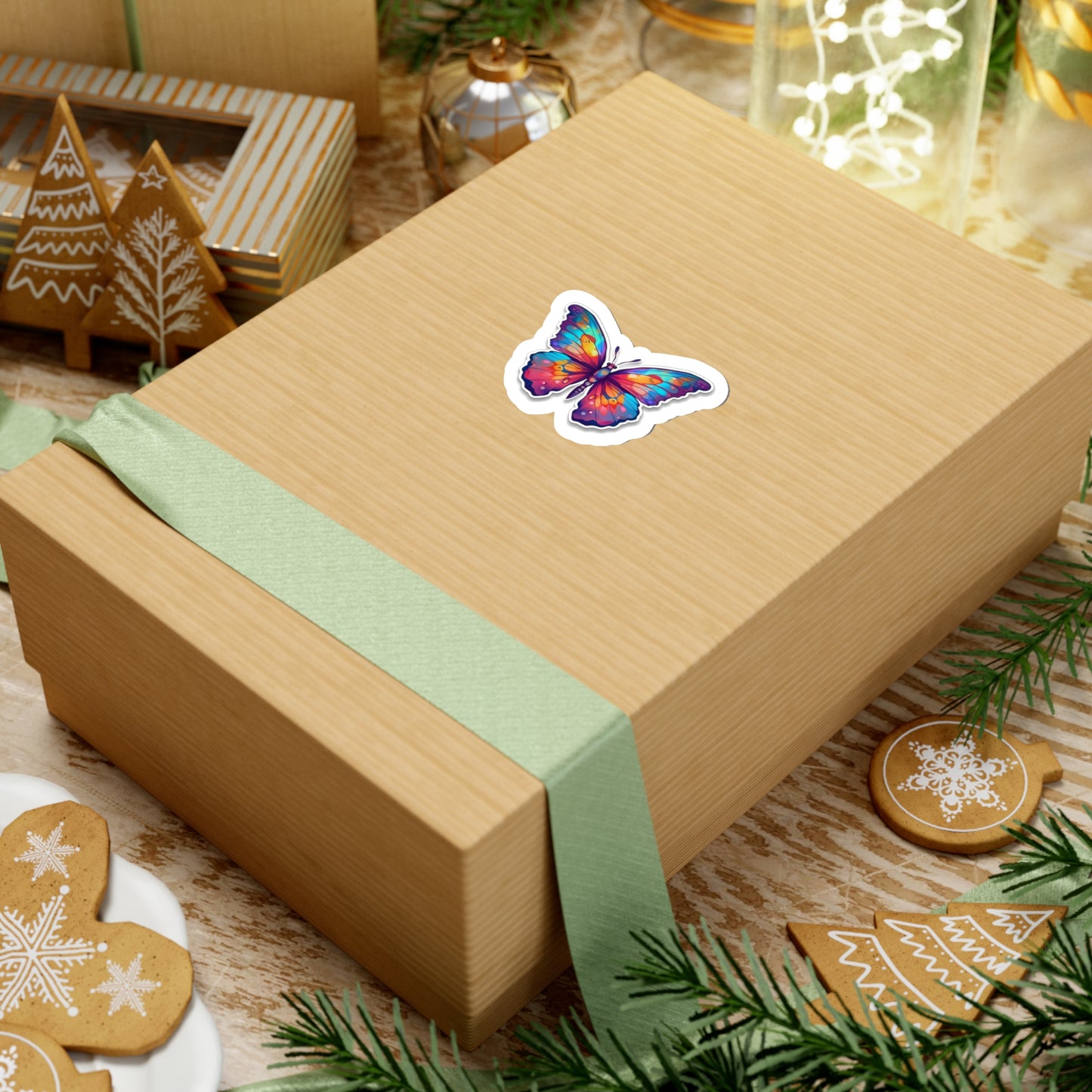 Colorful Butterfly Sticker