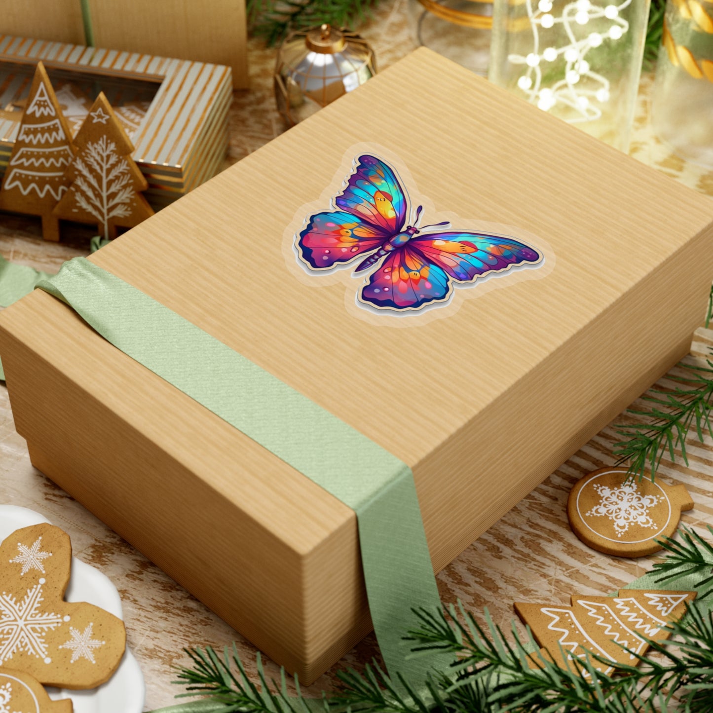 Colorful Butterfly Sticker