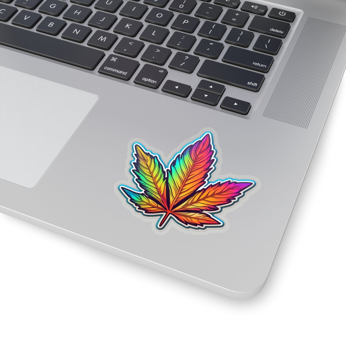 Colorful Cannabis Leaf Sticker