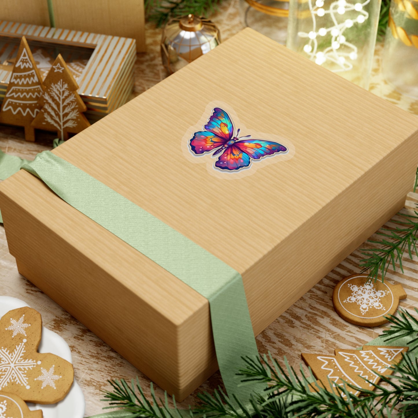 Colorful Butterfly Sticker