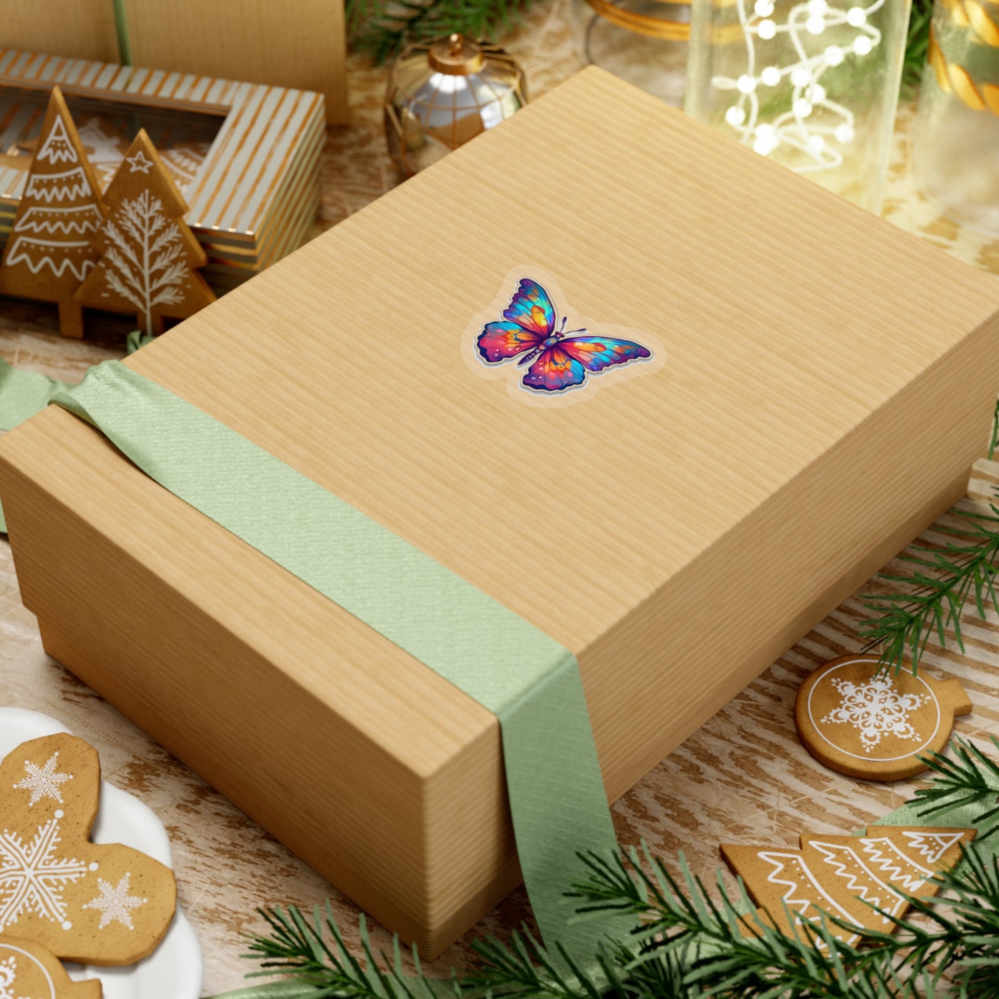 Colorful Butterfly Sticker
