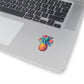 Colorful Power Fist Sticker