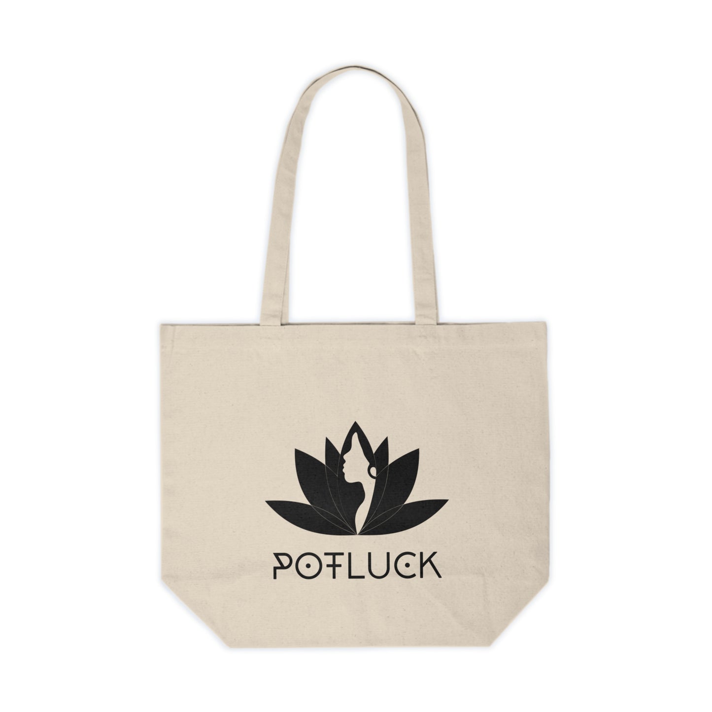 Potluck Canvas Shopping Tote